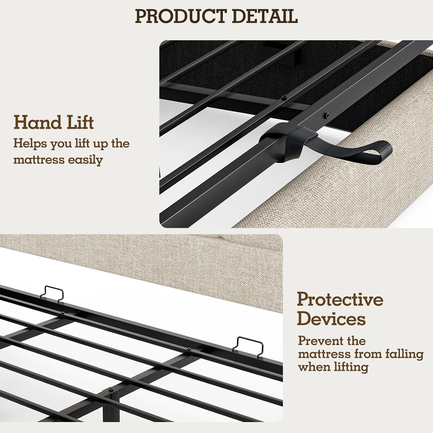Gas Lift Storage Bed Hydraulic - Кровать размера 
