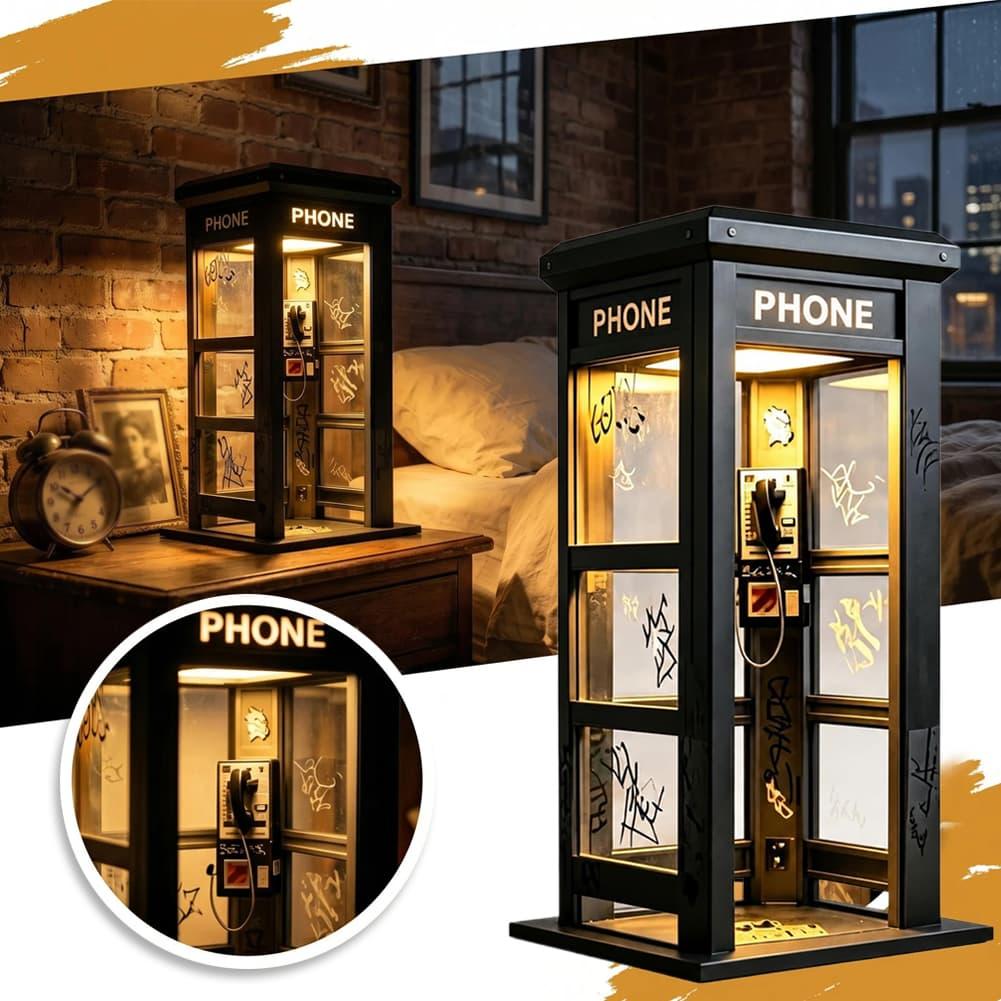 Bedroom Furniture - Ретро-настольная лампа в виде телефонной будки