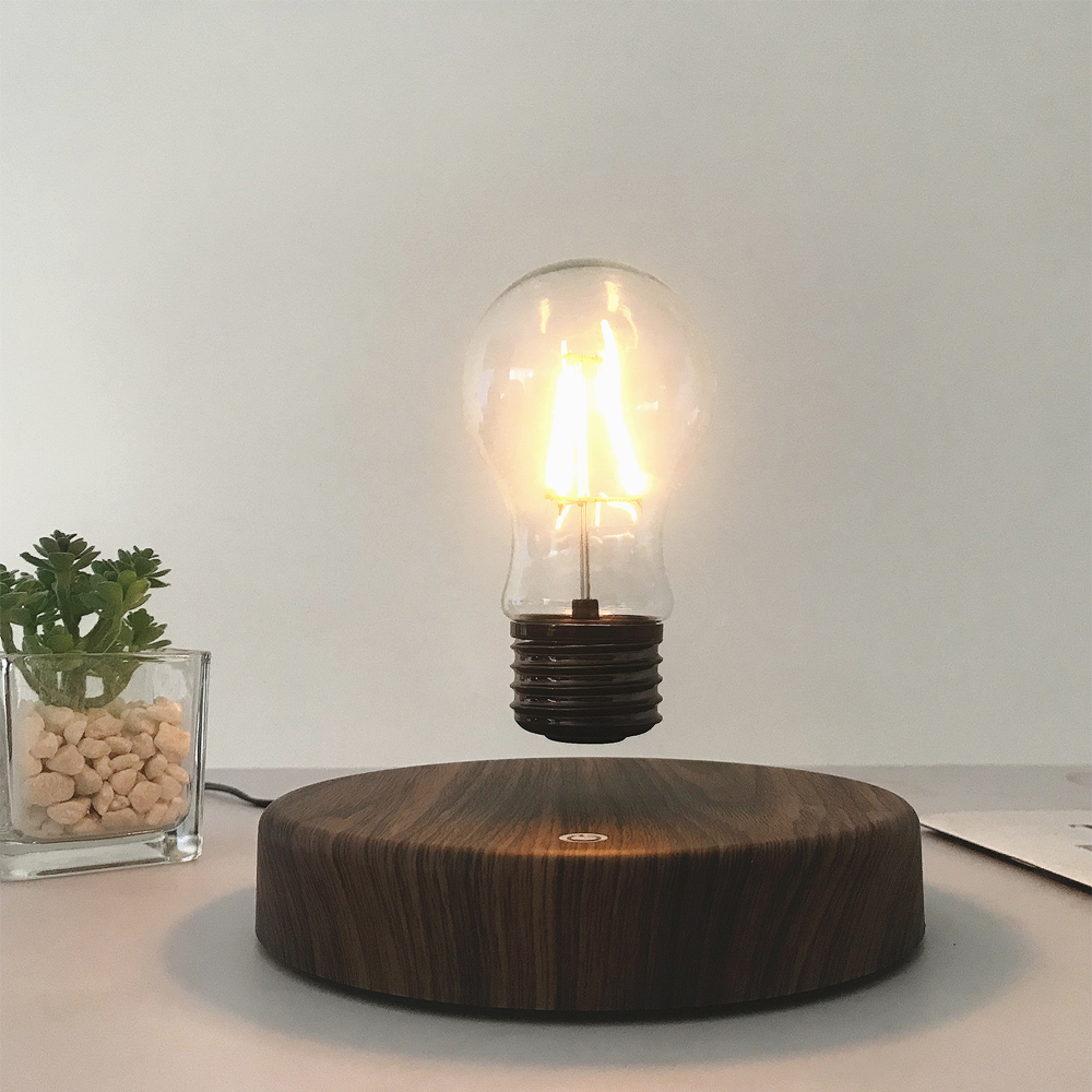 Floating Nightstand With Led Light - Лампа с магнитной левитацией, креативная плавающая