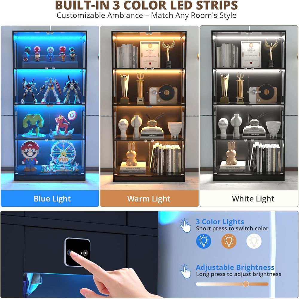 Витрина со стеклянными дверцам – обзор и цена Storage