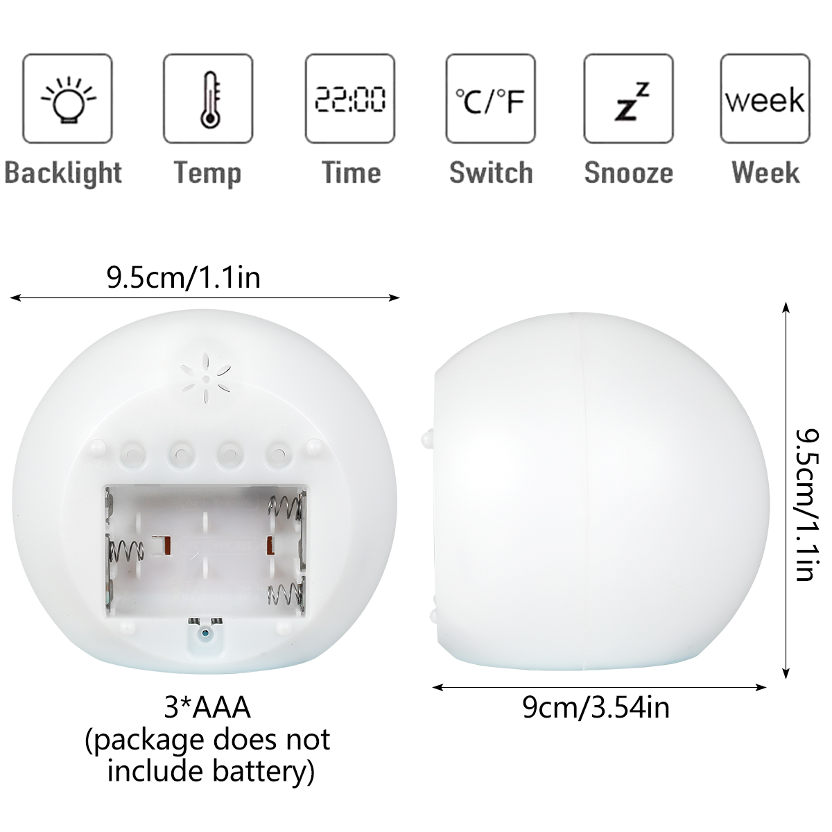 Детский цифровой будильник, св – обзор и цена Floating Nightstand With Led Light