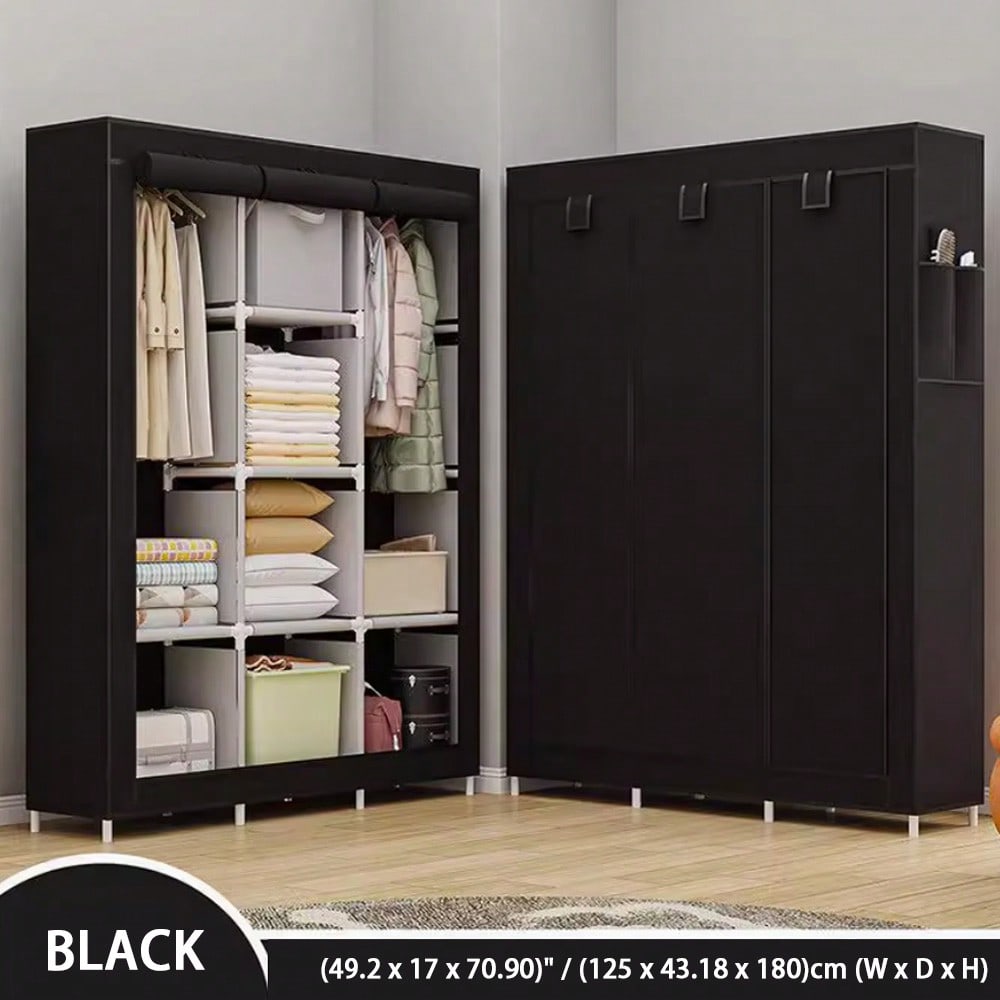 Портативный шкаф-гардероб длин – обзор и цена Wardrobe Closet Portable Fabric Cover