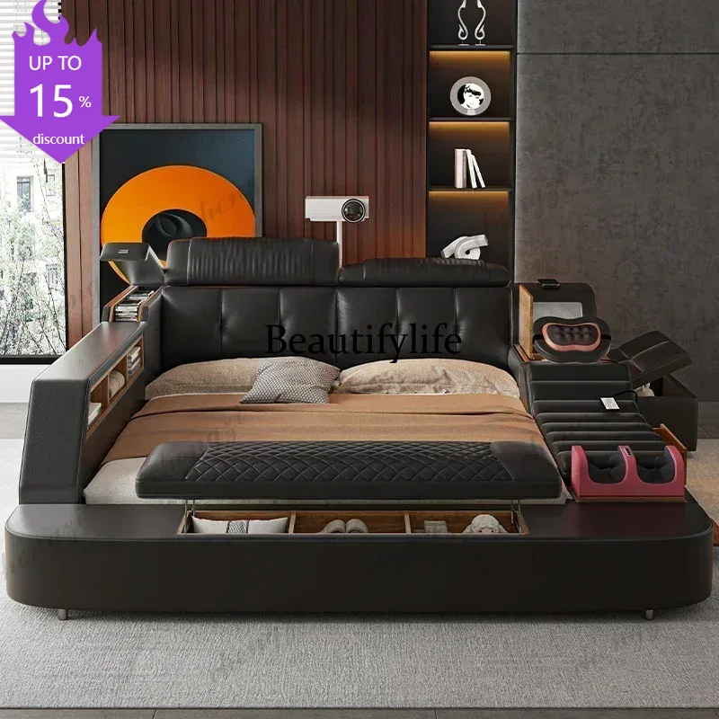 Двуспальная кровать A182 Black – обзор и цена King Size Bed Frame With Storage Drawers