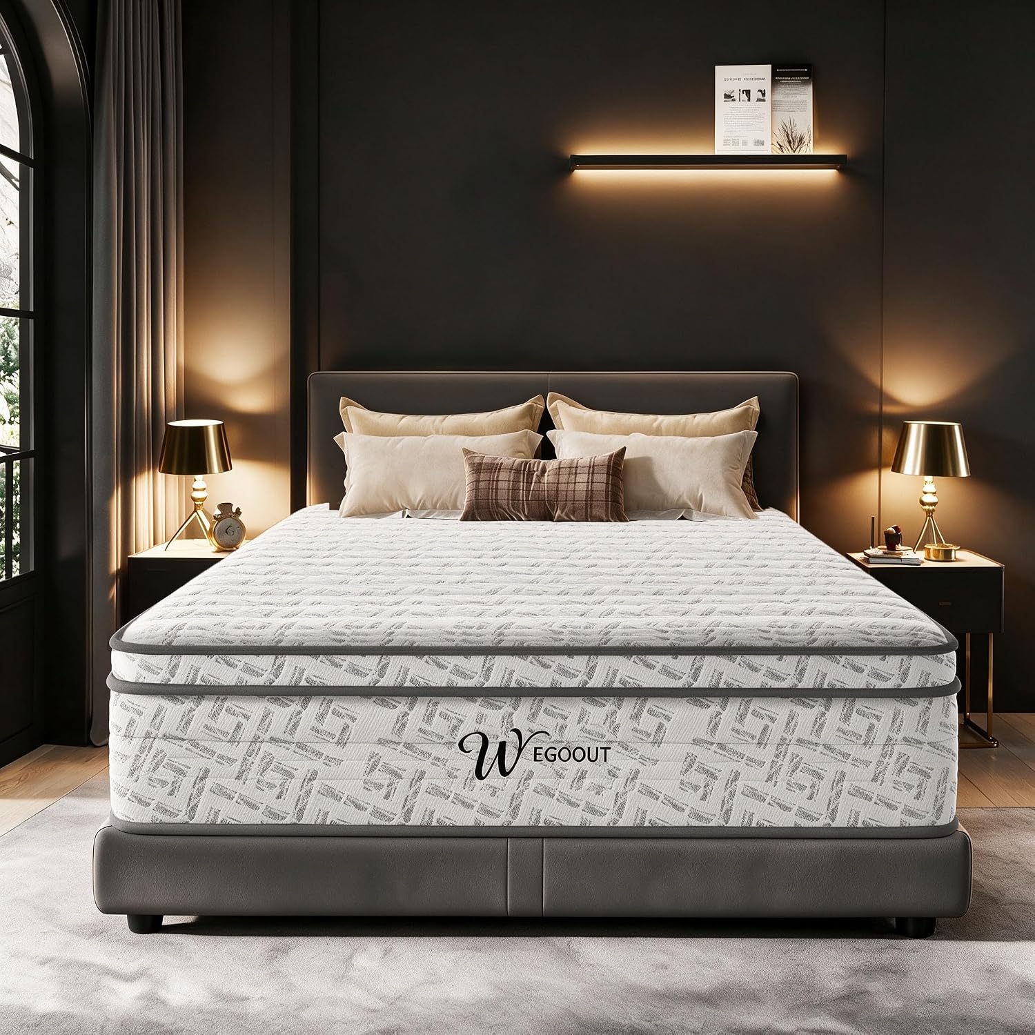 Матрас размера Queen, 12 дюймо – обзор и цена Memory Foam Mattress In A Box Queen