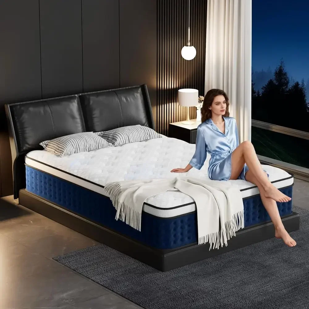 Гибридный матрас 12 дюймов, ра – обзор и цена Memory Foam Mattress In A Box Queen