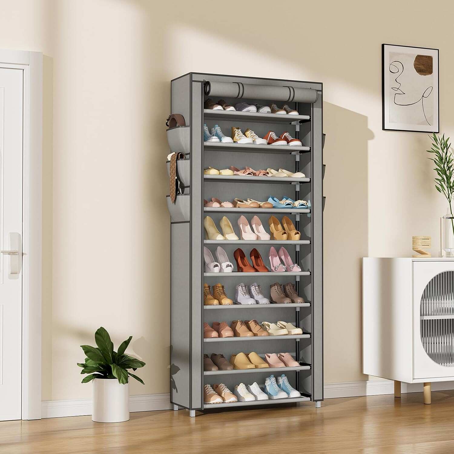 Вертикальная узкая полка для о – обзор и цена Shoe Rack Cabinet Narrow Entryway